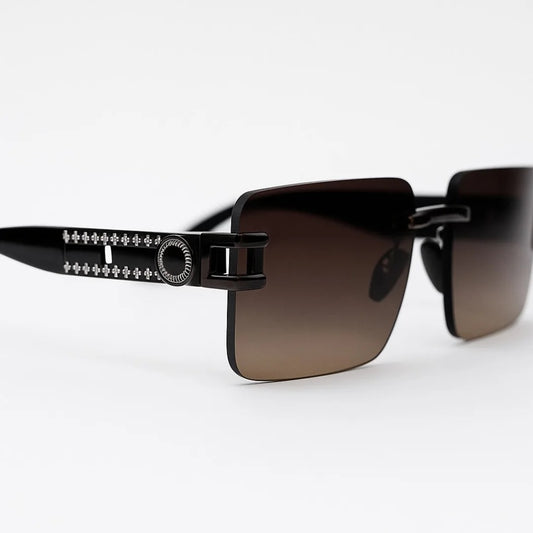 Premium Rimless Square Sunglasses for Men & Women – UV400 Protection | PrimeCartPK