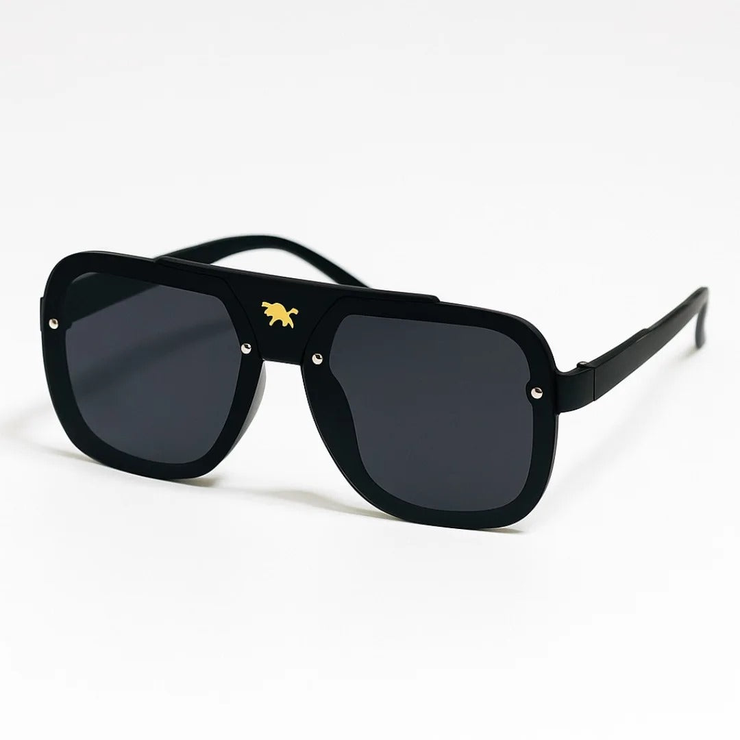 Classic Square Black Sunglasses with UV400 Protection – Unisex | PrimeCartPK